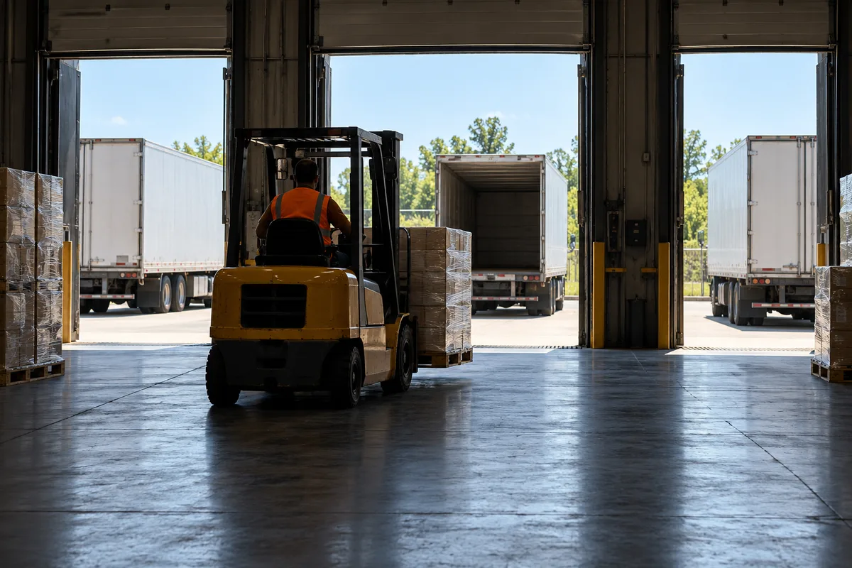 Quais de chargement et entrepôts : tenir la chaleur l'été sans climatiser le hall