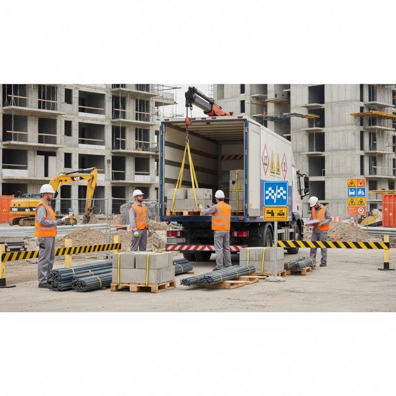 Sécurité des livraisons sur chantier : normes et bonnes pratiques