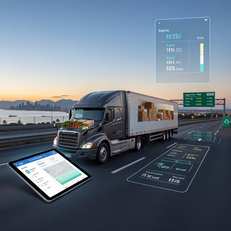Transport routier de marchandises : tarifs, réglementation et optimisation 2026